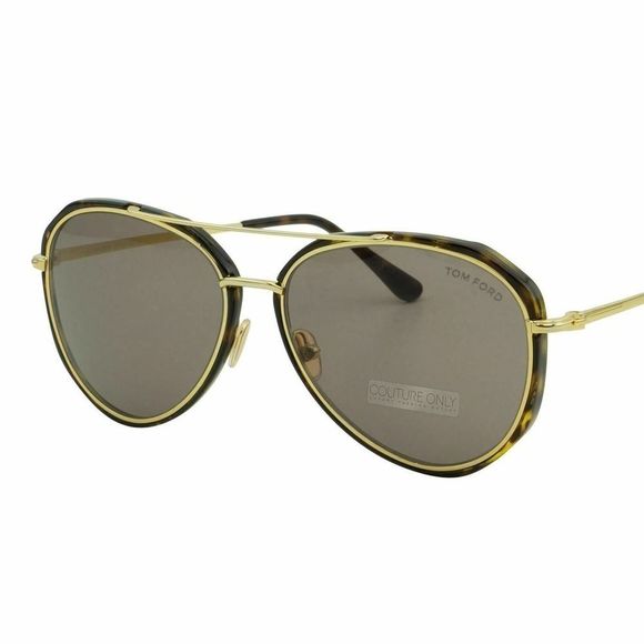 SOLD OUT Tom Ford Men Sunglasses Vittorio FT-0749-52J Gold-Tortoiseshell Aviator - Picture 3 of 10